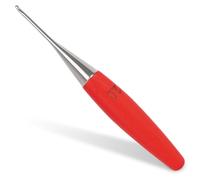 Coopay 2mm Crochet Hook, Ergonomic Crochet Hooks with Beech Wood Grips, Smooth Stainless Steel Crochet Hooks for Beginners, Colored & Stylish Metal Crochet Needle for Crocheting Hats, Scarves(2.0mm)
