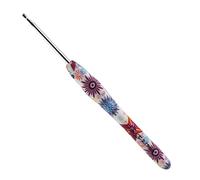 Coopay Crochet Hook 2.75mm UK Size, Solid Metal, Lightweight Ergonomic Rubber Grip for Arthritic Hands