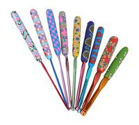 Coopay Crochet Hooks Set for Beginnes, Crochet Hook Set Soft Grip, Crochet Needles for Arthritic Hands, Crafted Pretty Crochet Hooks 9 Pack