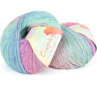 Coopay Gradient Yarn Cake, 2×100g Cake Yarn for Crochet & Knitting - 50% Cotton 50% Acrylic - Soft Gradient Crochet Yarn, Double Knit Ombre Yarn for Blankets Sweaters Scarves Shawl (114 Aurora Purple)