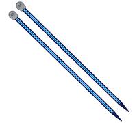 Coopay Knitting Needles 10.0mm UK Size, Aluminium, Straight, Lightweight, Smooth, Snag-Free, 35cm Long, Ideal for Beginners & Professionals, Available in Multiple Width Variations
