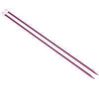 Coopay Knitting Needles 4.5mm x 35cm, Metal Knitting Pins Beginners Professional Knitters, Lightweight Knitting Needles for Arthritic Hands, Long Needles for Jumpers Blankets Large Projects