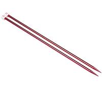 Coopay Knitting Needles 6.5mm x 35cm, Metal Knitting Pins Beginners Professional Knitters, Lightweight Knitting Needles for Arthritic Hands, Long Needles for Jumpers Blankets Large Projects