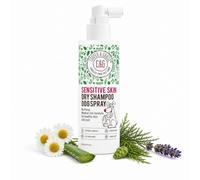 Cooper and Gracie Sensitive Skin Dry Shampoo Dog Spray, No Rinse, 250ml | For the Weeks Between Baths, No Lather and No Rinsing, Chamomile and Aloe, pH Balanced for Canine Skin