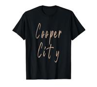 Cooper City Florida Vintage Elegant Design Value Graphic T-Shirt, Men, Black, S