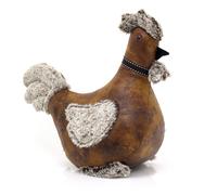 Cooper Cockerel Doorstop Faux Leather Door Stop | Novelty Indoor Rooster Door Stop Bird Doorstop | Decorative Weighted Cockerel Door Stopper - 1.8kg