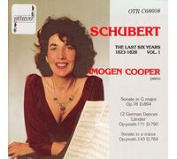 Cooper, Imogen - Schubert: The Last Six Years 1823-1828, Piano Music Volume 1