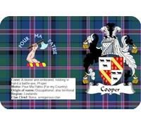 Cooper Scottish Clan Scotland Rectangle Fridge Magnet Fantastic Souvenir