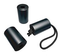 Coopers Bay Mini Duct Tape - Heavy Duty Pocket Size Rolls for Camping, Travel, Medical, Cycling, Vehicle, Etc. - 3-Pack - 2" Wide x 10 Feet per Roll (Black)