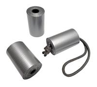 Coopers Bay Mini Duct Tape - Heavy Duty Pocket Size Rolls for Camping, Travel, Medical, Cycling, Vehicle, Etc. - 3-Pack - 2" Wide x 10 Feet per Roll (Grey)