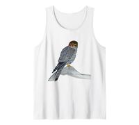 Cooper's Hawk Original Ornithology Bird Art Tank Top