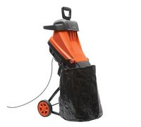 Coopers of Stortford - 2400W Rapid Garden Shredder with High Speed 4000rpm Blade & 45L Bag - Cuts 40mm Branches & Transforms Waste to Mulch - Includes Overload Safety Cut-Out