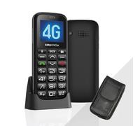 Coopers of Stortford - 4G Big Button Mobile Phone with Charging Cradle and SOS Button - Easy Use Dual SIM Phone with Case and Loud Ringer