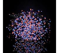 Coopers of Stortford - 500 LED Solar String Lights Multicolour 26.9m - Outdoor Garden Fairy Lights with 8 Lighting Modes Weather Resistant