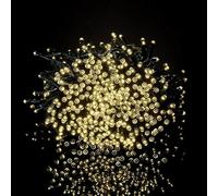 Coopers of Stortford - 500 LED Solar String Lights Warm White 26.9m - Outdoor Garden Fairy Lights with 8 Lighting Modes Weather Resistant
