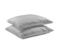 Coopers of Stortford All-in-One Coverless Duvet 1.5/4.5 Tog - Blue/Grey/Lilac/Pink (Grey, Pillowcase Pair)