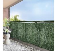 Coopers of Stortford - Artificial Conifer Hedge Screening 3m x 1m - Faux Privacy Fence Panel with PVC Coated Steel Frame for Garden Balcony or Patio