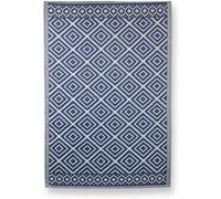 Coopers of Stortford Aztec Outdoor Garden Rug (Blue, 150 x 240cm)