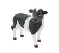 Coopers of Stortford - Buttercup or Daisy Baby Cow - Cute Holstein Calf Garden Ornament - Playful Décor for Flowerbeds, Tables or Windowsills - Weather-Resistant Polyresin (Daisy)