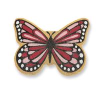 Coopers of Stortford Butterfly Shaped Doormat Welcome Home Patio Entrance Coir 75cm Pretty Backdoor Frontdoor