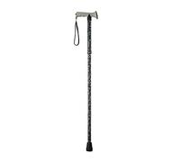 Coopers of Stortford - Comfort Grip Folding Walking Stick - Adjustable Height 5 Levels - Lightweight Strong Design - Non-Slip Rubber Tip - Compact Travel Cane
