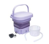 Coopers of Stortford - Compact Folding Washing Machine with Spin-Dry Basket - 9L Portable Sink-Drain Washer 120W for Caravans RVs Small Homes