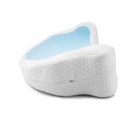 Coopers of Stortford - Cooling Gel Knee Pillow with Memory Foam - Ergonomic Leg Support Cushion for Spine Alignment and Sleep Comfort