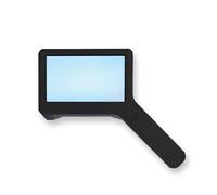 Coopers of Stortford - Digital Video Magnifier with IPS Screen - Portable Rechargeable Handheld Device with Autofocus and LED Lights - 3x 5x 10x Magnification