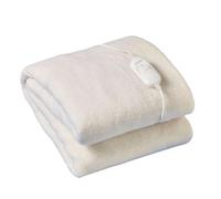 Coopers of Stortford - Double Deep Fitted Fleece Electric Blanket with Extra Deep Skirt - Fast Heat-Up, Overheat Protection & Ultra-Soft Heated Underblanket