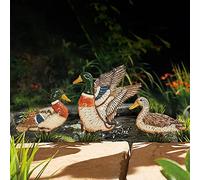 Coopers of Stortford Drake & Mallard Duck Garden Decor Stakes