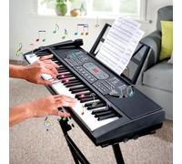 Coopers of Stortford - Electronic Keyboard with Adjustable Stand and Microphone 61 Keys