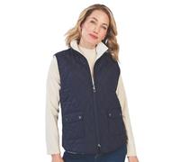 Coopers of Stortford - Emilia Reversible Body Warmer for Women - Quilted Gilet & Teddy Fleece Vest - Lightweight & Warm (UK, Alpha, S, Regular, Regular)
