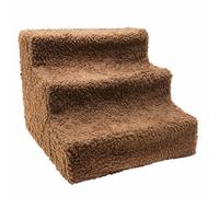 Coopers of Stortford - Fleece Covered Pet Steps for Dogs and Cats - Lightweight Safe Grip Stairs with Removable Washable Cover - Helps Pets Reach Beds, Sofas or Cars, 45 x 35 x 30cm