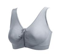 Coopers of Stortford - Front Zip Comfort Bra Pack of 3 - Almond/White/Black