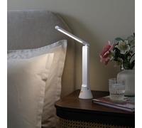 Coopers of Stortford - Grab and Go Table Light - USB Rechargeable Desk and Bedside Lamp with Adjustable Head, Converts to Handheld Torch, 3 Light Modes