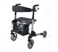 Coopers of Stortford - Height-Adjustable Freedom Lite Rollator with Detachable Net Holdall