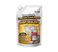 Coopers of Stortford - Liquid Cement Crack Filler 500ml - Ready to Use Waterproof Concrete and Asphalt Repair Sealant for Patio and Driveway Cracks
