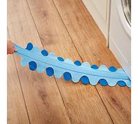 Coopers of Stortford - Long-Reach Flat Flexible Cleaning Dusters 80cm with Machine Washable Fabric Heads Blue 2 Pack