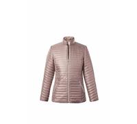 Coopers of Stortford - Montreux Quilted Jacket - Warm Shimmering Polyester Coat with Viennese Seams and Silver-Finished Zip Pockets (UK, Numeric, 8, 10, Regular, Regular, Taupe)