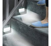 Coopers of Stortford - Motion Sensor Light with Magnets for Indoor Use - Battery Powered LED with Auto Shut Off After 30 Seconds - Adhesive Pads for Easy Fitting H8 x W10 x D2.8cm