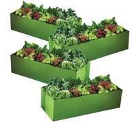 Coopers of Stortford - Multi-Purpose Grow Bag Planter for Vegetables, Herbs and Salads - Durable Polyester - W42 x D25 x L100cm