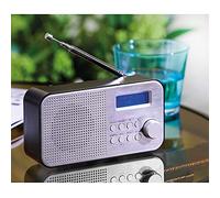 Coopers of Stortford - Nexaton DAB Radio with 20 Station Presets - Portable Compact Digital Radio with Up to 10 Hours Wire-Free Listening, Mains or Rechargeable, H8 x W15 x D4.2cm