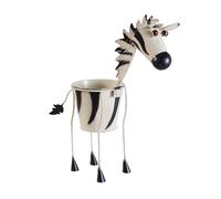 Coopers of Stortford - Novelty Garden Planter - Fun Garden Decor with Nodding Head & Neck - Safari-Inspired Plant Pot - Includes Ground Spikes - H47.5cm