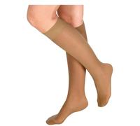 Coopers of Stortford - Pack of 12 Extra Deep Knee-High Socks for Ladies - Soft-Grip 6cm Wide Cuffs with Reinforced Toes - 20-Denier Breathable Stretch Fit UK Shoe Size 4-8