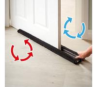 Coopers of Stortford - Pack of 2 Fleece Draught Excluders for Doors - Twin-Sided Warmth to Block Cold Draughts - Soft Polyester for Smooth Opening and Closing - L95 x W10 x D3cm