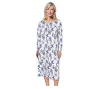 Coopers of Stortford Pack of 2 Ladies Nightdresses Blue | S/M/L/XL (Blue, Medium)
