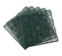 Coopers of Stortford - Pack of 20 Green Garden Tiles, Non-Slip Weatherproof Pathway System - Heavy-Duty Clip-Together HDPE Tiles for Custom Layout - Each Tile 29.5 x 29.5cm