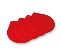 Coopers of Stortford - Pack of 4 Silicone Microwave Plate Warmers, Heat Plates in 1 Minute - Energy Efficient Plate Warming Silicone Pads - Dishwasher Safe Heated Serving Mats, Dia. 20cm