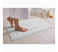 Coopers of Stortford Plush Bath Mat - Anti-Slip, Soft & Highly Absorbent | Machine washable (Blush)