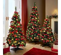 Coopers of Stortford - Pop-Up Christmas Tree with Decorations 4ft/5ft/6ft (6FT)